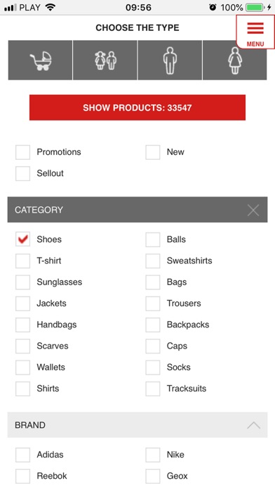 Takemore - sports shoes store screenshot 2