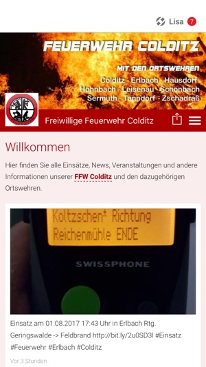 Freiwillige Feuerwehr Colditz(圖1)-速報App