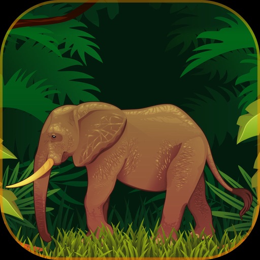 3D Elephant Attack Icon