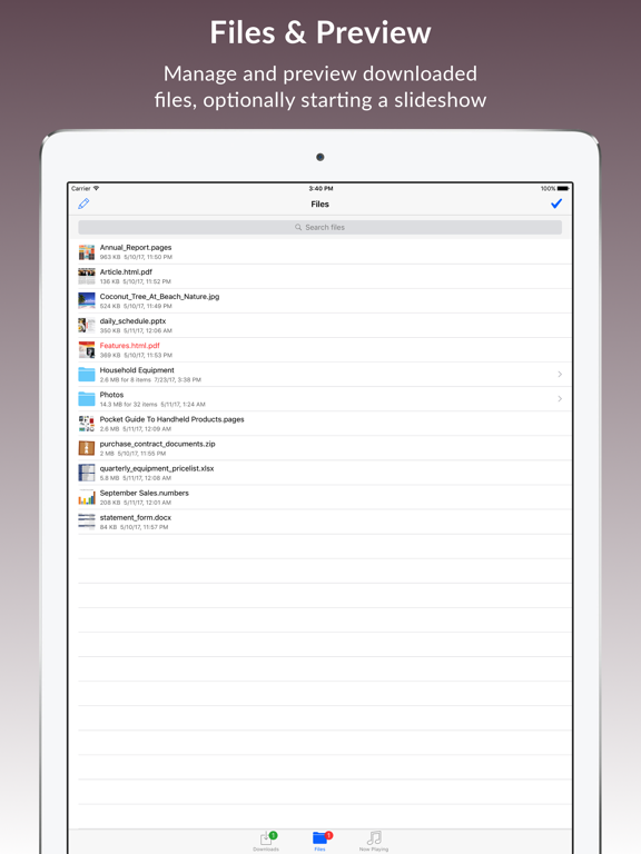 Weex - Web Browser & File Manager screenshot