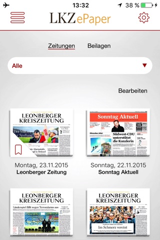 Leonberger Kreiszeitung screenshot 4