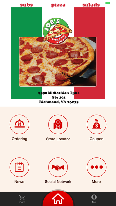 How to cancel & delete Joe's Pizza and Subs from iphone & ipad 1