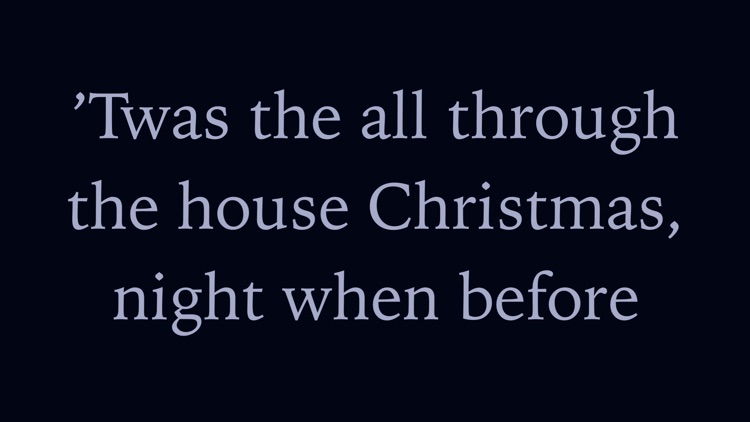 A Visit from St. Nicholas: