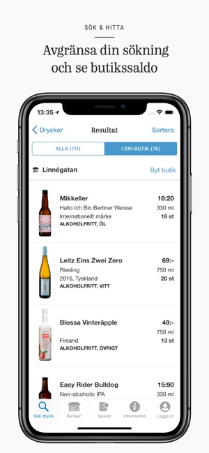 Systembolaget Sök & hitta(圖2)-速報App