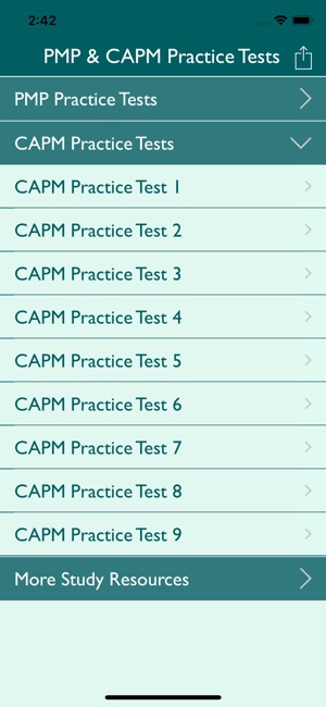 PMP and CAPM Practice tests