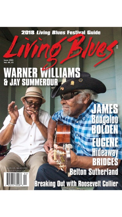 LIVING BLUES MAGAZINE screenshot1
