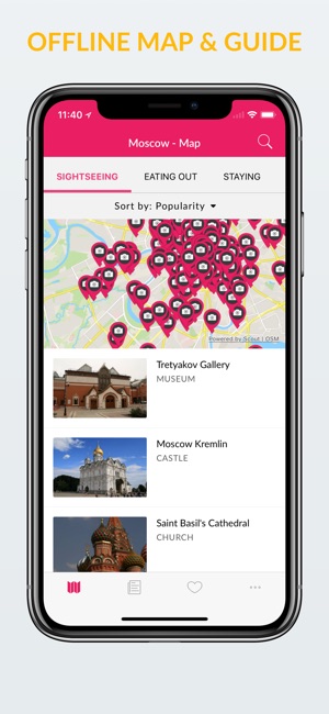 Moscow Offline Map & Guide