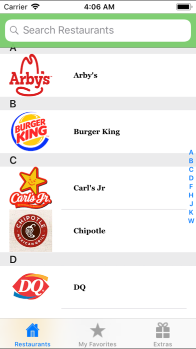 Whole 30 Diet : Fast Food App screenshot 3