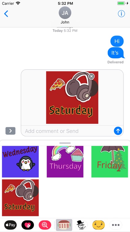 WeekDays - Stickers