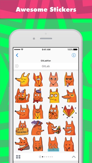 GitLab stickers by GitLabFan