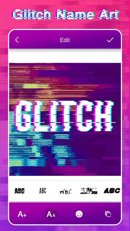 Glitch Effect Name Art