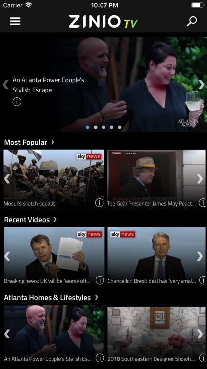 ZINIO TV – Unlimited Videos