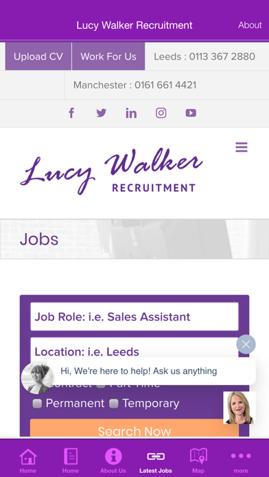 Lucy Walker Recruitment screenshot 3