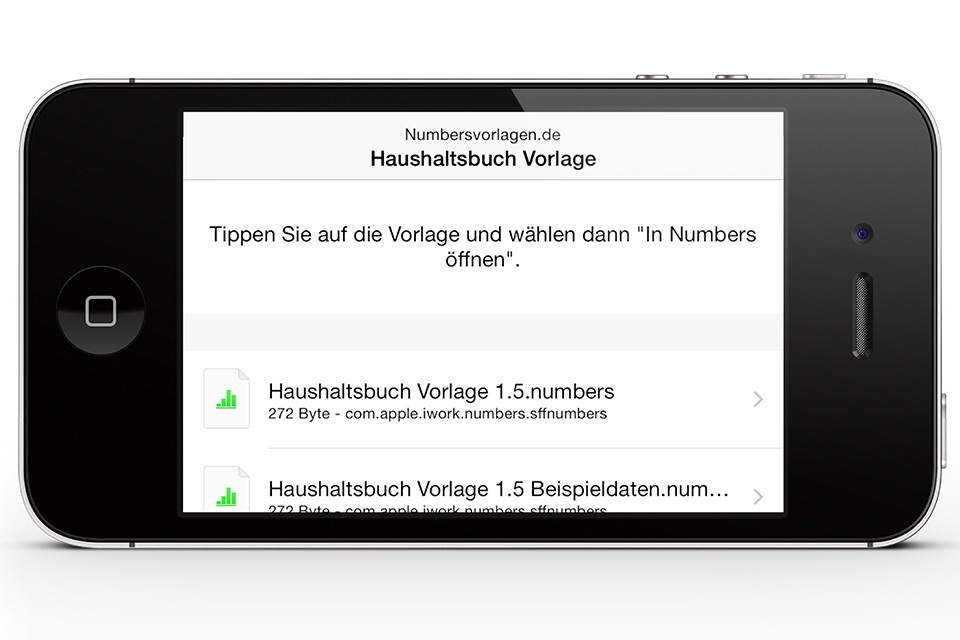 Haushaltsbuch für Numbers screenshot 2