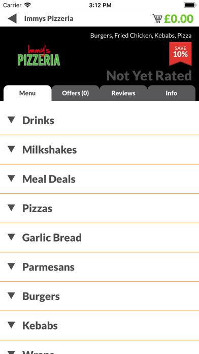 Immys Pizzeria screenshot 2