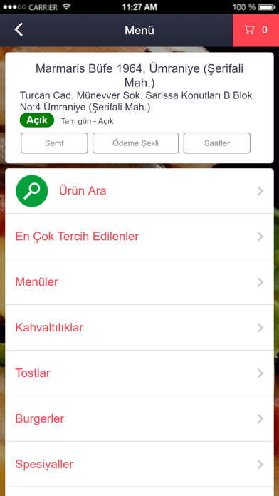 Marmaris Büfe Sipariş screenshot 2