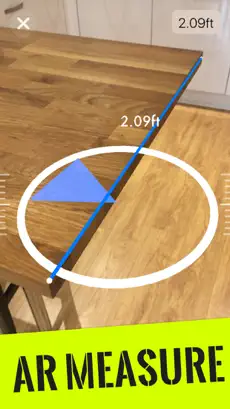 Screenshot 1 Augmented Reality Tape Measure iphone