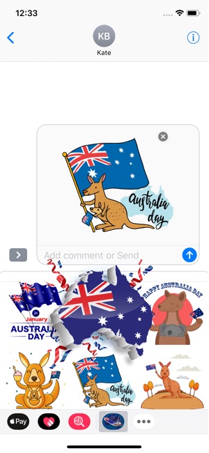 Australia Day Stickers
