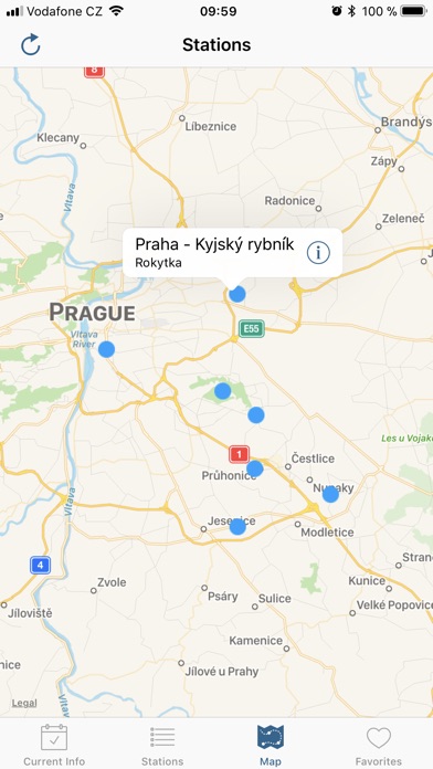 Průtoky Praha screenshot 3