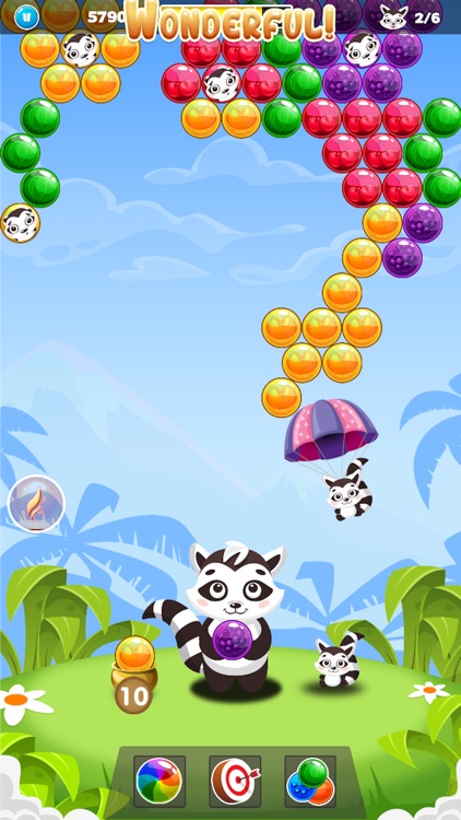 Raccoon Rescue -Bubble Shooter screenshot-3