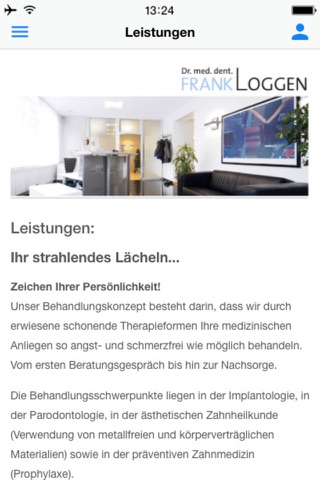 Zahnarztpraxis Frank Loggen screenshot 3