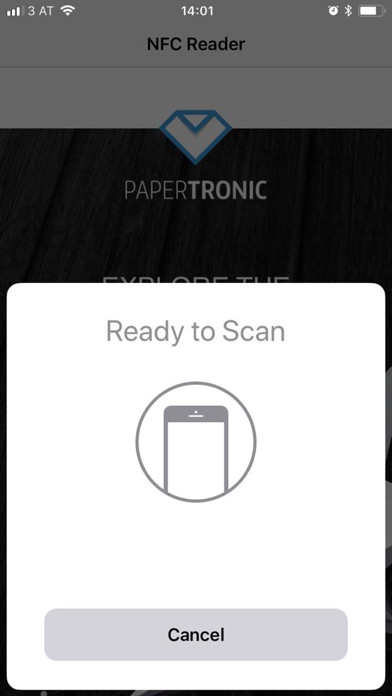 Papertronic NFC-Reader screenshot 2