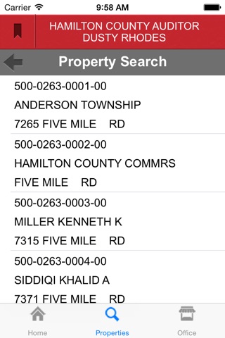 Hamilton County Auditor screenshot 3