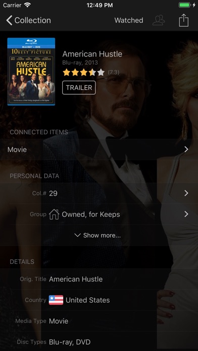 My Movies Pro - Movie & TV Collection Library Screenshot 4