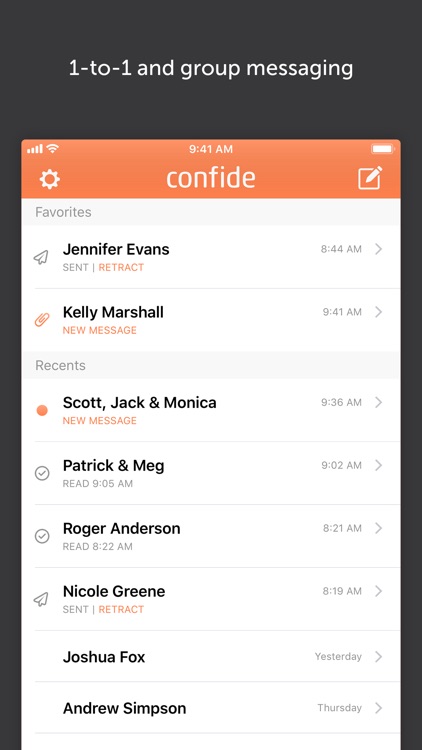 Confide screenshot-3