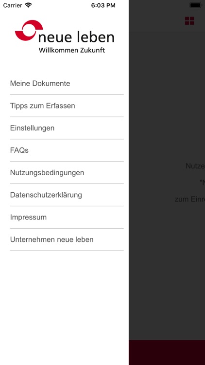 neue leben Service App