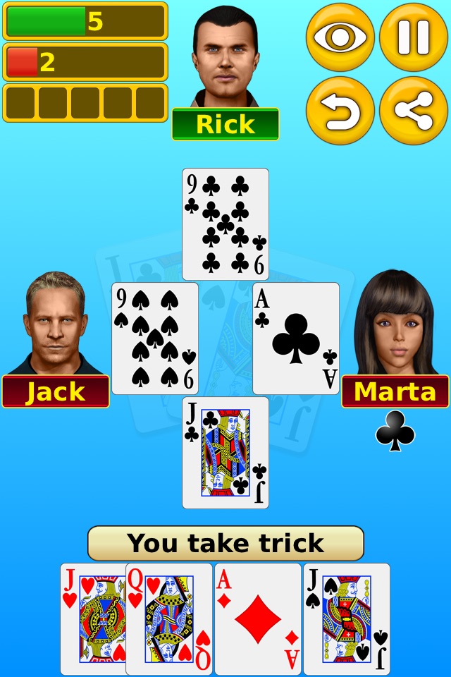 Euchre - Play online & offline screenshot 2