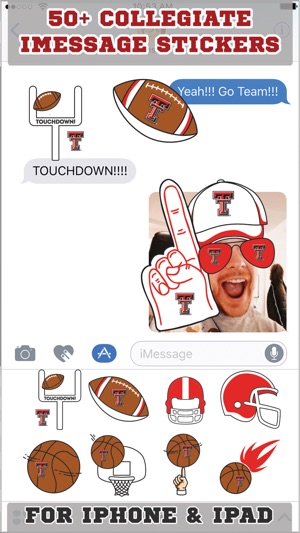 Texas Tech Red Raiders Stickers PLUS for iMessage(圖1)-速報App