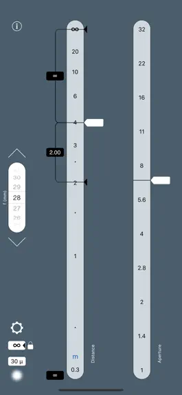 Game screenshot TrueDoF Depth of Field Calc apk