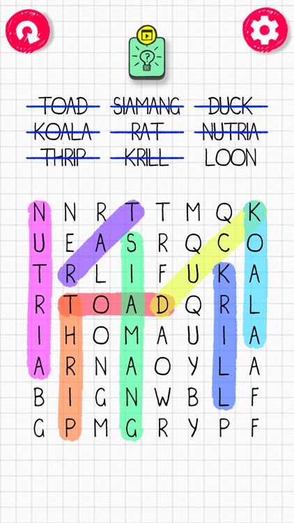 Word Search in English!