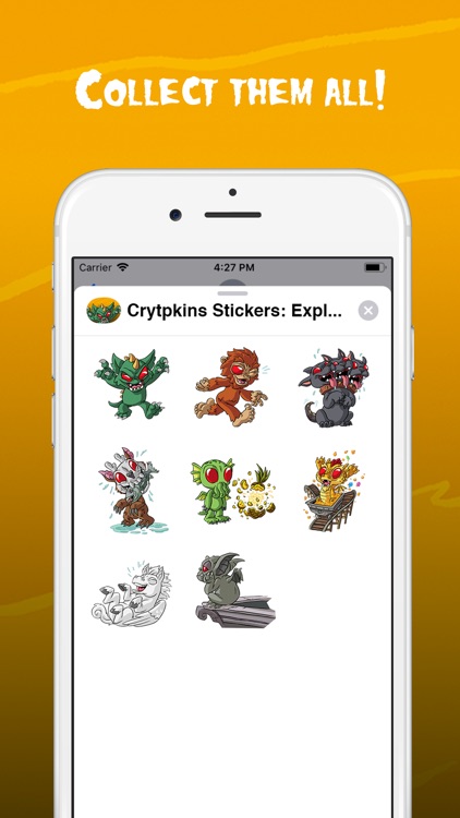 Cryptkins Stickers: Explore