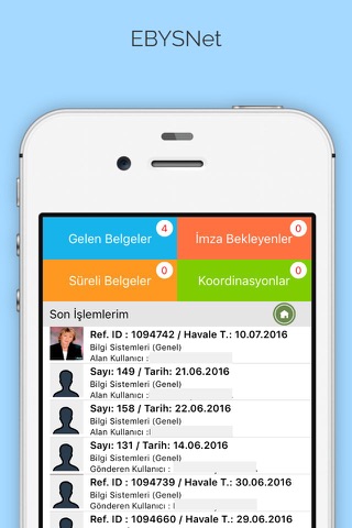 EBYSNet Mobil screenshot 2