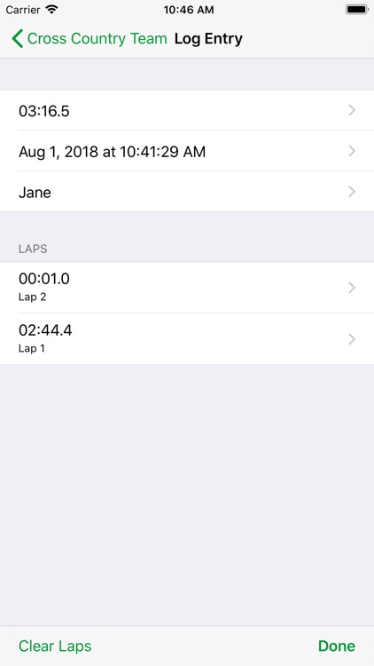 Stopwatch Log screenshot-3