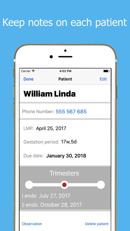 OB Wheel & Patient Tracker PRO screenshot-2