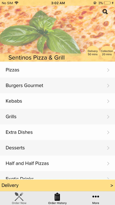 How to cancel & delete Sentinos Pizza & Grill from iphone & ipad 1