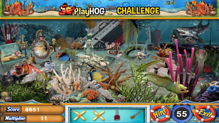 Sea Monster Hidden Object Game