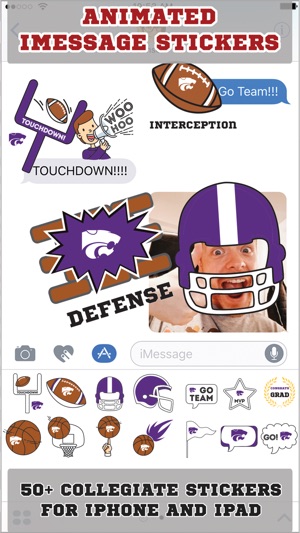 Kansas State Wildcats Animated+Stickers(圖1)-速報App