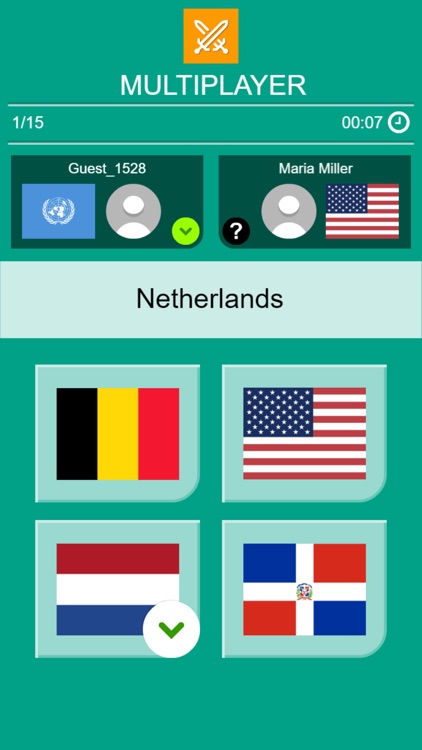 Multiplayer Flags Quiz