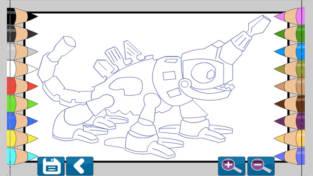 Dino Robot Coloring Book(圖2)-速報App