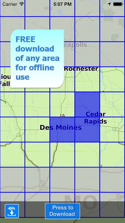 Aqua Map Iowa Lakes GPS HD screenshot-5