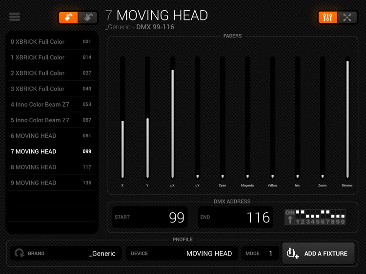 Light Rider- DMX Light Control