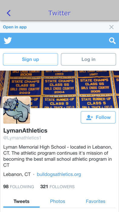 Lyman Memorial Bulldogs Athletics screenshot 3