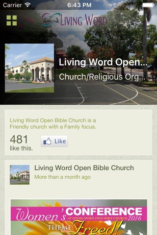 Living Word Open Bible Church screenshot 2