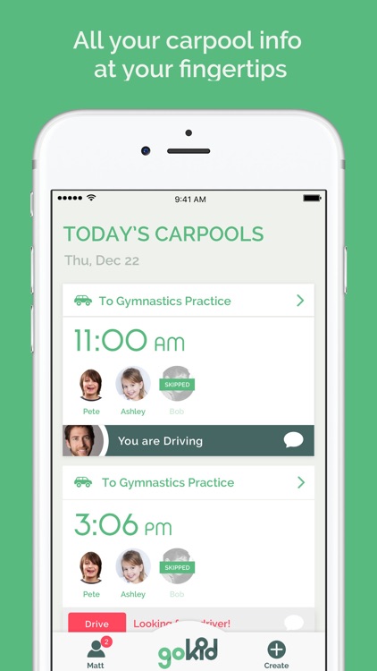 GoKid Carpool Organizer