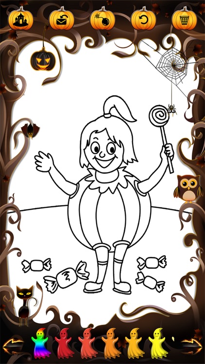 Kidoko Halloween Paint screenshot-3