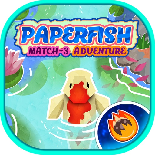 Paper Fish: Match-3 Adventure icon